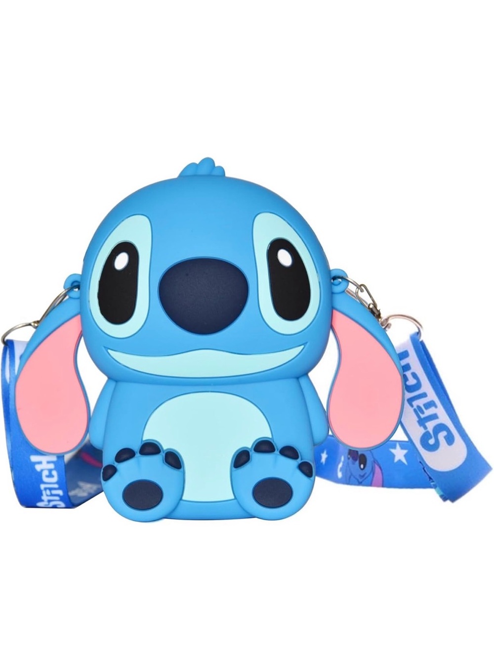 Stitch Blue and Pink Silicone Kids Bag